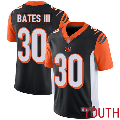 Cincinnati Bengals Limited Black Youth Jessie Bates III Home Jersey NFL Footballl #30 Vapor Untouchable->youth nfl jersey->Youth Jersey